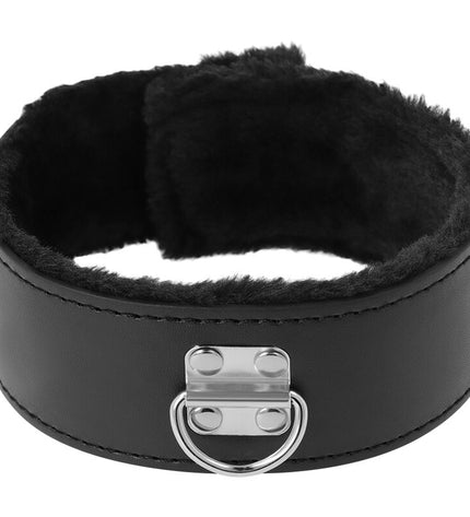 DARKNESS - COLLIER DOUBLÉ AVEC CHAÎNE EN TITANE by DARKNESS BONDAGE