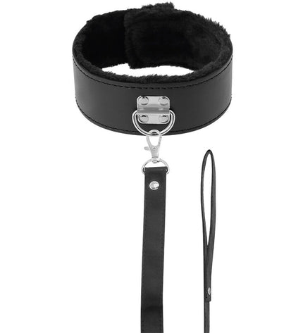 DARKNESS - COLLIER DOUBLÉ AVEC CHAÎNE EN TITANE by DARKNESS BONDAGE