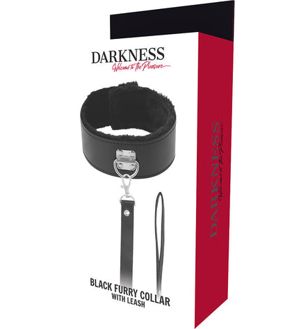 DARKNESS - COLLIER DOUBLÉ AVEC CHAÎNE EN TITANE by DARKNESS BONDAGE