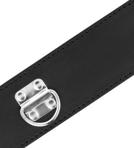 DARKNESS - COLLIER BDSM AVEC SERRURE NOIRE by DARKNESS BONDAGE