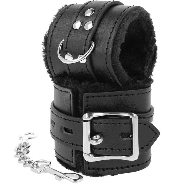 DARKNESS - MENOTTES BDSM DOUBLÉES NOIRES by DARKNESS BONDAGE
