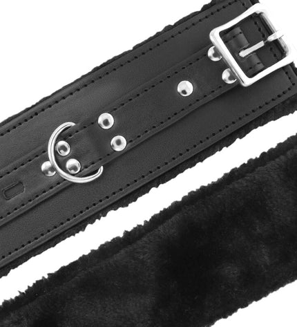 DARKNESS - MENOTTES BDSM DOUBLÉES NOIRES by DARKNESS BONDAGE