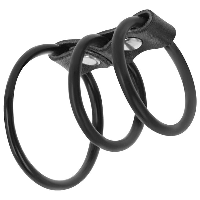DARKNESS - ENSEMBLE DE 3 ANNEAUX PÉNIS FLEXIBLES by DARKNESS BONDAGE