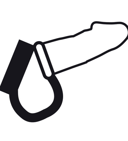 DARKNESS - ANNEAU DE BITE ET TESTICULE BDSM by DARKNESS BONDAGE
