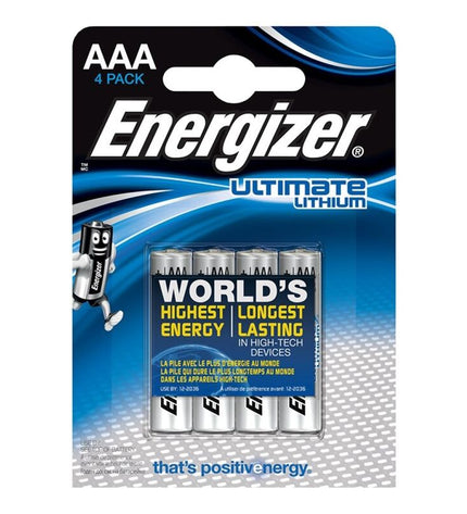 ENERGIZER - ULTIMATE LITHIUM AAA L92 LR03 1,5V *4 by ENERGIZER