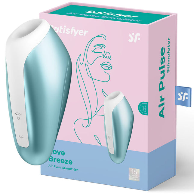 SATISFYER - LOVE BREEZE SUCCIONADOR BLEU GLACE by SATISFYER AIR PULSE