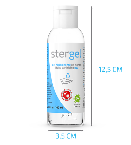STERGEL - HYDROALCOHOLIC HAND SANITIZING GEL ALOE VERA 100ML by STERGEL