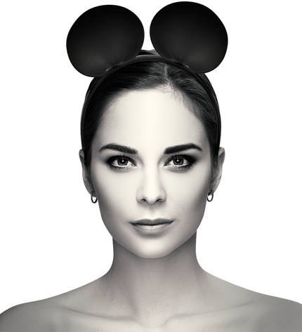 COQUETTE CHIC DESIRE - SERRE-TÊTE AVEC OREILLES DE SOURIS by COQUETTE ACCESSORIES