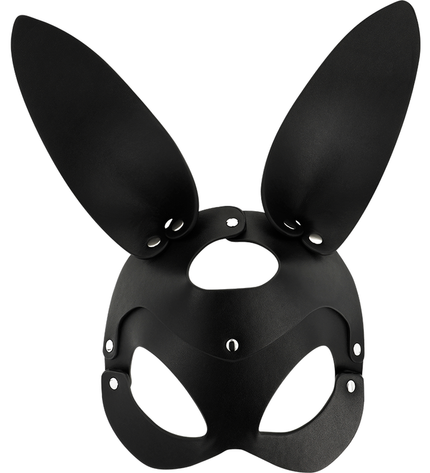 COQUETTE CHIC DESIRE - MASQUE EN CUIR VEGAN AVEC OREILLES DE LAPIN by COQUETTE ACCESSORIES