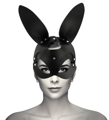 COQUETTE CHIC DESIRE - MASQUE EN CUIR VEGAN AVEC OREILLES DE LAPIN by COQUETTE ACCESSORIES