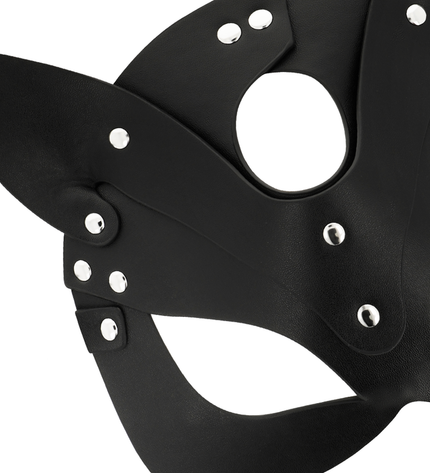 COQUETTE CHIC DESIRE - MASQUE EN CUIR VEGAN AVEC OREILLES DE CHAT by COQUETTE ACCESSORIES