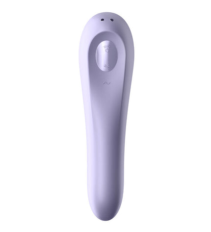 SATISFYER - VIBRATEUR DUAL PLEASURE AIR PULSE MAUVE by SATISFYER CONNECT