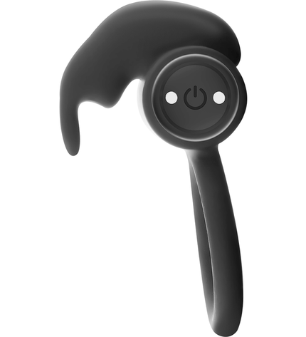 BLACK&SILVER - BURTON RING 10 MODES DE VIBRATION NOIR by BLACK&SILVER