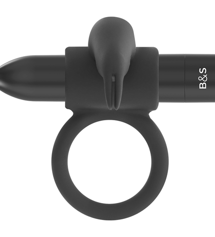 BLACK&SILVER - BURTON RING 10 MODES DE VIBRATION NOIR by BLACK&SILVER