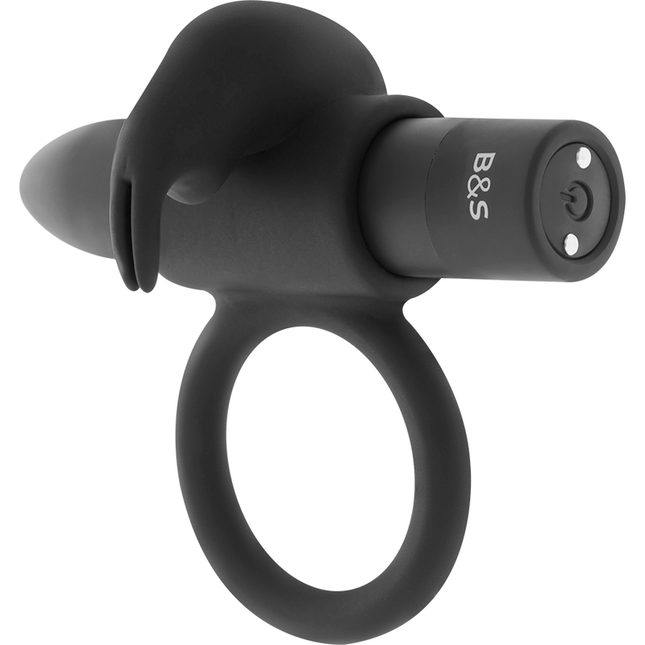 BLACK&SILVER - BURTON RING 10 MODES DE VIBRATION NOIR by BLACK&SILVER