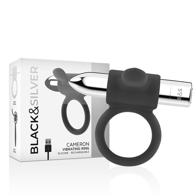 BLACK&SILVER - BAGUE RECHARGEABLE CAMERON ARGENT by BLACK&SILVER
