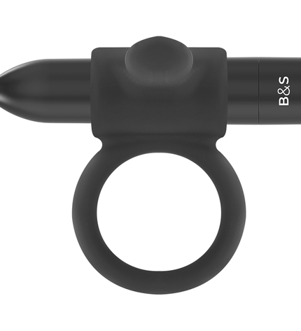 BLACK&SILVER - BAGUE RECHARGEABLE CAMERON NOIR by BLACK&SILVER