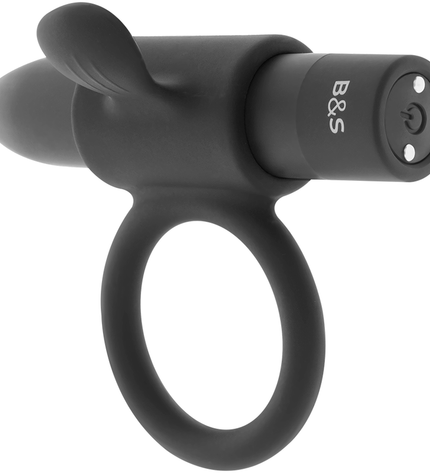 BLACK&SILVER - BAGUE RECHARGEABLE CAMERON NOIR by BLACK&SILVER