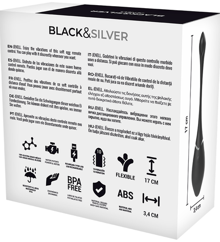 BLACK&SILVER - UF VIBRANT RECHARGEABLE JENELL by BLACK&SILVER