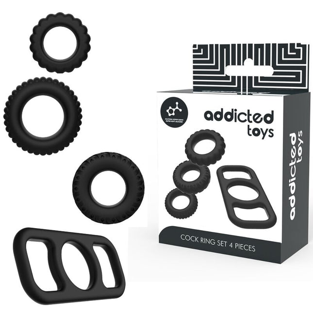 ADDICTED TOYS - ENSEMBLE DANNEAU PÉNIAL 4 PIÈCES by ADDICTED TOYS