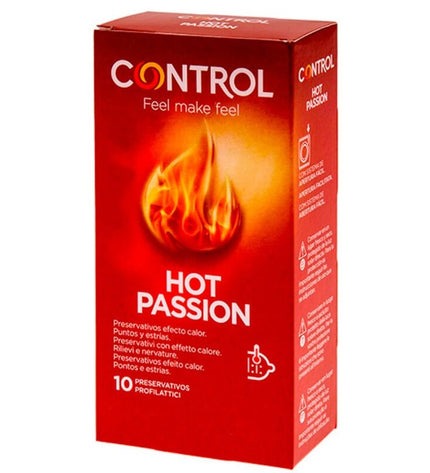 CONTROL - EFFET RÉCHAUFFANT HOT PASSION 10 UNITÉS by CONTROL CONDOMS