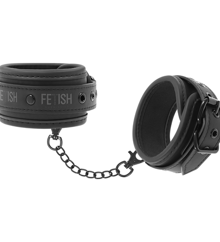 FETISH SUBMISSIVE - CHEVILLES EN CUIR VÉGÉTALIEN AVEC DOUBLURE EN NOPRÈNE - Concombre Boutique
