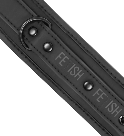 FETISH SUBMISSIVE - POSITION JAMBES OUVERTES AVEC MENOTTES DOUBLÉES EN NOPRÈNE - Concombre Boutique
