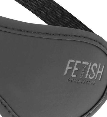 FETISH SUBMISSIVE - MASQUE EN CUIR VÉGAN II AVEC DOUBLURE EN NOPRÈNE - Concombre Boutique