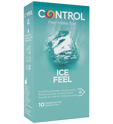 CONTROL - EFFET ICE FEEL COOL 10 UNITÉS by CONTROL CONDOMS