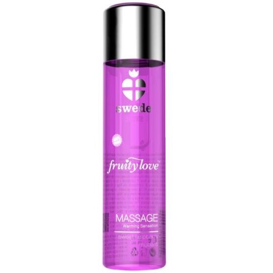 SWEDE - FRUITY LOVE EFFET RÉCHAUFFANT HUILE DE MASSAGE FRAMBOISE ROSE ET RHUBARBE 60 ML by SWEDE