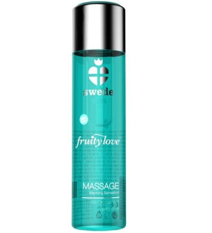 SWEDE - FRUITY LOVE HUILE DE MASSAGE EFFET CHAUFFANT CASSIS ET CITRON VERT 60 ML by SWEDE