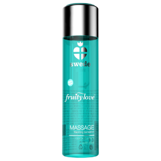 SWEDE - FRUITY LOVE HUILE DE MASSAGE EFFET CHAUFFANT CASSIS ET CITRON VERT 120 ML by SWEDE