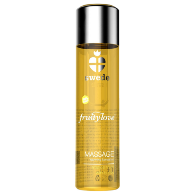 SWEDE - FRUITY LOVE HUILE DE MASSAGE EFFET CHAUFFANT FRUITÉ TROPICAL AU MIEL 120 ML. by SWEDE