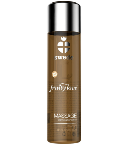 SWEDE - FRUITY LOVE HUILE DE MASSAGE EFFET CHAUFFANT CHOCOLAT NOIR INTENSE 120 ML by SWEDE