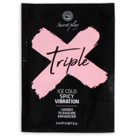 SECRETPLAY - UNIDOSE TRIPLE X INTENSIFICATEUR DE PLAISIR by SECRETPLAY COSMETIC