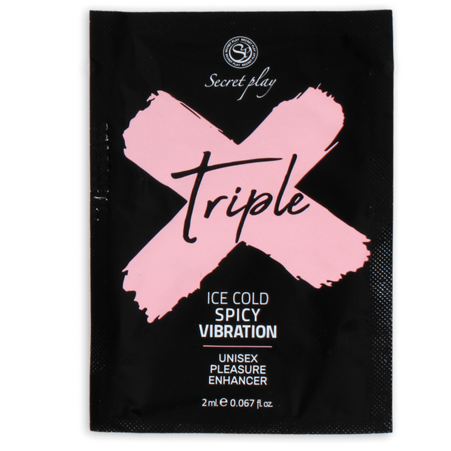 SECRETPLAY - UNIDOSE TRIPLE X INTENSIFICATEUR DE PLAISIR by SECRETPLAY COSMETIC