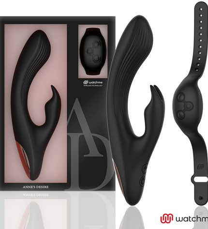 ANNE'S DESIRE - RABBIT TÉLÉCOMMANDE TECHNOLOGIE A WATCHME NOIR by ANNE´S DESIRE