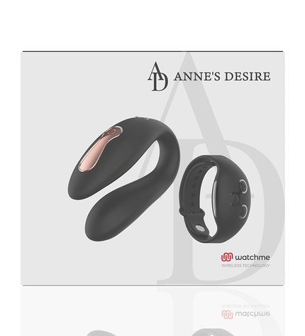 ANNE'S DESIRE - DUAL PLEASURE TECNOLOG A WATCHME NOIR by ANNE´S DESIRE