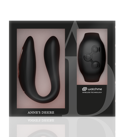 ANNE'S DESIRE - DUAL PLEASURE TECNOLOG A WATCHME NOIR by ANNE´S DESIRE