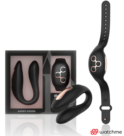 ANNE'S DESIRE - DUAL PLEASURE TECNOLOG A WATCHME NOIR/OR by ANNE´S DESIRE