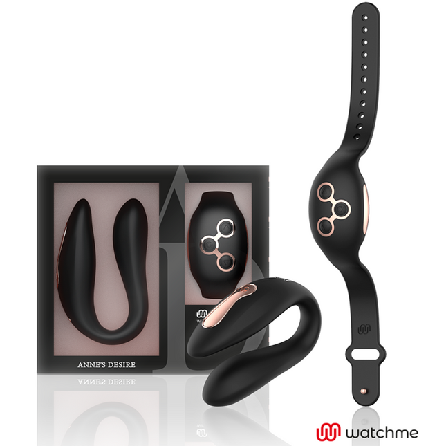 ANNE'S DESIRE - DUAL PLEASURE TECNOLOG A WATCHME NOIR/OR by ANNE´S DESIRE