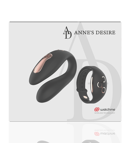 ANNE'S DESIRE - DUAL PLEASURE TECNOLOG A WATCHME NOIR/OR by ANNE´S DESIRE