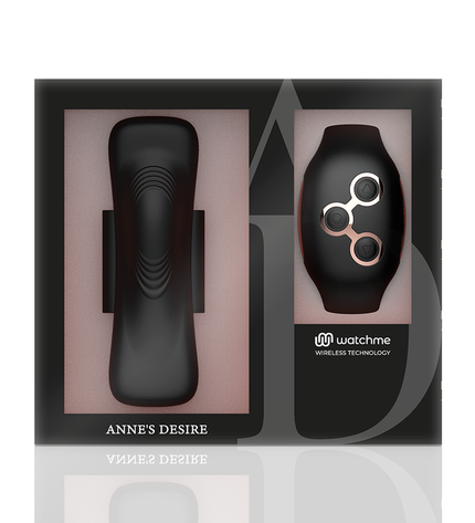 ANNE'S DESIRE - PANTY PLEASURE TECNOLOG A WATCHME NOIR/OR by ANNE´S DESIRE