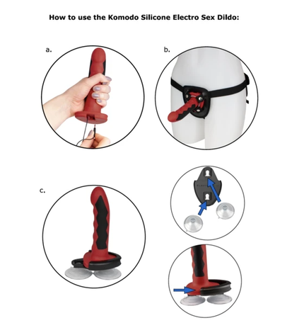 ELECTRASTIM - GODE KOMODO SILICONE FUSION by ELECTRASTIM