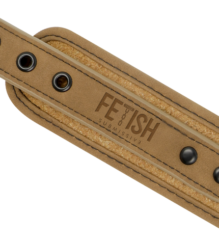 FETISH SUBMISSIVE ORIGIN - COLLIER CHAÎNE DOUBLÉE DE NÉOPRÈNE by FETISH SUBMISSIVE ORIGIN