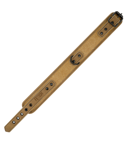 FETISH SUBMISSIVE ORIGIN - COLLIER CHAÎNE DOUBLÉE DE NÉOPRÈNE by FETISH SUBMISSIVE ORIGIN