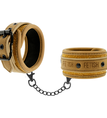 FETISH SUBMISSIVE ORIGIN - MENOTTES EN CUIR VEGAN AVEC DOUBLURE EN NÉOPRÈNE by FETISH SUBMISSIVE ORIGIN