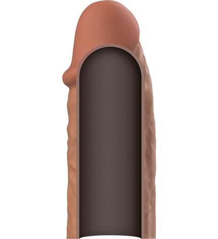 VIRILXL - EXTENSION DE PÉNIS MARRON EN SILICONE LIQUIDE V3 by VIRILXL