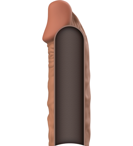 VIRILXL - EXTENSION DE PÉNIS MARRON EN SILICONE LIQUIDE V5 by VIRILXL