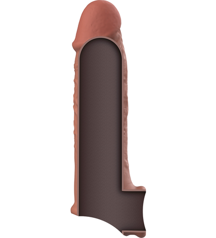 VIRILXL - EXTENSION DE PÉNIS MARRON EN SILICONE LIQUIDE V9 by VIRILXL